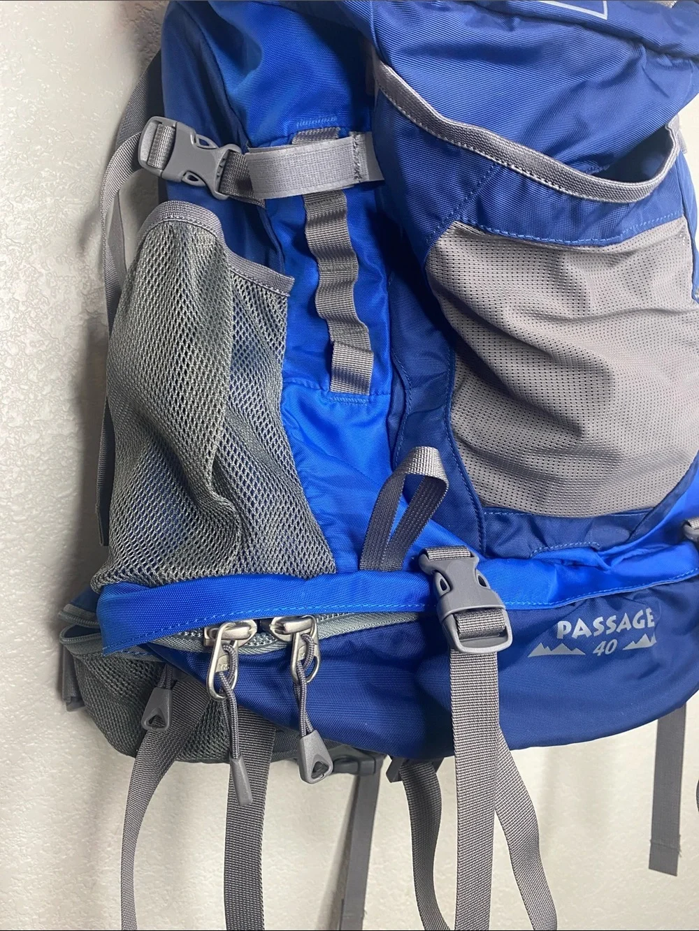 REI Royal Blue and Gray Passage 40 Daypack Backpack
